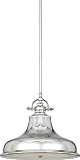 Quoizel ER1814IS Emery 50-Inch Pendant with 1-Light, Imperial Silver