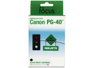 Compatible Canon PG-40 Black Ink Cartridge by Focus Brand