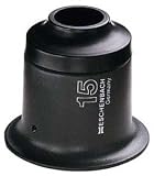 Eschenbach Loupe Magnifier: magnification: 15x, lens size: 25m, lens type: plano-convex