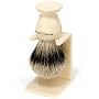 Edwin Jagger Super Badger English Shaving Brush-Ivory