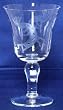 Individually Hand Etched Kokopelli Water Glass 7" Set / 4