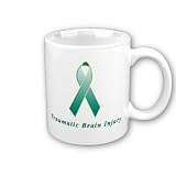 Traumatic Brain Injury Awareness Ribbon Coffee Mug