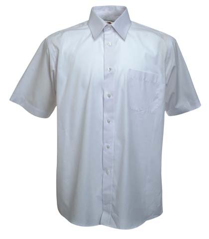 Fruite of the Loom Herren Poplin Kurzarm Business Hemd, vers.