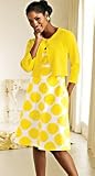 DONNA MORGAN SUNBURST DOT SUN DRESS