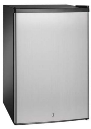 Aficionado A113 4.5 Cu.Ft. Refrigerator, Stainless Steel