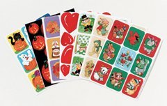 Eureka Holiday Sticker Assortment Giant Stickers, 