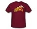 Search : Shazam Shazam! Adult S/S T-shirt in Cardinal by DC Comics