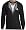 Tuxedo Tshirt with Long Sleeves Tux Tee T-shirt - Black, Small