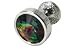 Green Crystal Goblet Cufflinks by Mousie Bean