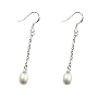 Boucles d'oreilles en Perle sur crochets en Argent&hellip de Lys de Mejac