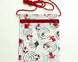 Cover image : ハローキティ　はろうきてぃ　手ぬぐい柄　祭巾着　金魚