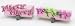 Club Pack of 6 Pink & Green Diva Christmas Stocking Holders #24463
