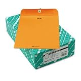 Quality Park 37790 Quality Park Clasp Envelopes, 9x12, 32lb, Brown Kraft, 100/Box