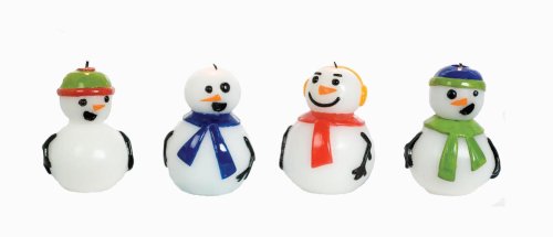 Chilly Chaps Christmas Candles box of 4