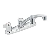 Moen CA67901 Chateau Two-Handle Low Arc Kitchen Faucet, Chrome by Moen