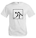 T-Shirt Eishockey-Piktogramm