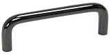 Amerock Solid Brass 96mm Wire Pull Black Nickel