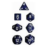 Chessex Dice: Polyhedral 7-Die Speckled Dice Set - Stealth
