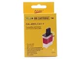 Compatible Brother LC41Y (LC-41Y) Yellow Ink Cartridge - OA100 Brand - Intellifax 1840, 2440, MFC-3240, 210, 420, 5440, 5840, 620