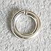 20 pcs Open Jump Rings 925 Sterling Silver Wire 5mm 19ga/Findings/Bright