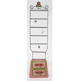 Earring Necklace Display Holder Organizer - Artistic Design