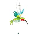 Hummingbird Stained Glass Flapper