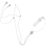 Eforcity iPod White Neckstrap Headset for Apple iPod Shuffle with Lanyard