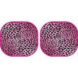 Auto Expressions 805113 Universal Fit Magic Shade- Pink Leopard, 2 Pack