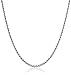 Amazon Collection 14k White Gold Spiga Chain Necklace