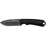 MTech USA MT-20-30 Series Fixed Blade Neck Knife, Drop Point Blade, G10 Handle, 4-3/4-Inch Overall