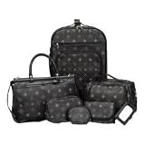 Giovanni Navarre&trade; 6pc Designer Styled Faux Leather Luggage Set