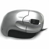 Ceratech Accuratus Upright Mouse - Mouse - optical - wired - USB - silver, soft black
