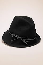 Pure Wool Wide Brim Trilby Hat