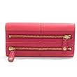 Coach Bonnie Leather Slim Envelope Wallet Purse 42541 Coral Fuchsia
