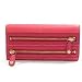 Coach Bonnie Leather Slim Envelope Wallet Purse 42541 Coral Fuchsia