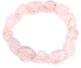 Rose Quartz Nugget Stretch Bracelet