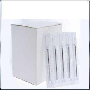 50 Sterilized Body Piercing Needles in 14 Gauge (14g)