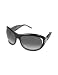 Roberto Cavalli Teutra - RC Swarovski Crystal Logo Oversize Sunglasses Black/Grey