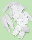 First Impressions Baby Boy and Girl 6 Piece Velour Set