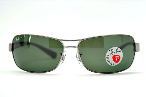 Ray Ban RB3379 Gunmetal Polarized Grey 004 58 64MM Sunglasses product image