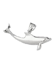 Clevereves 14K White Gold Pendant Dolphins 7.6 - Gram(s)