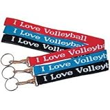 Gem Sports I Love Volleyball Lanyard