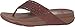FitFlop New Women's Leather Lattice Surfa Flip Flop Dark Tan 9