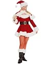 New Adult Medium Classic Sexy Miss Santa Claus Costume