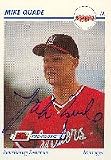 Mike Quade, Harrisburg Senators - Expos Affiliate, 1991 Line Drive Pre-Rookie Autographed Card