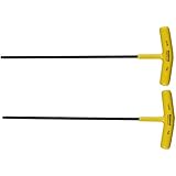 Bondhus 13109 5/32" Ball End Tip Graduated Length T-Handle with ProGuard Finish, 9.1", 2 Piece