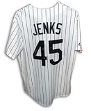 Bobby Jenks Signed Chicago White Sox White Majestic Jersey