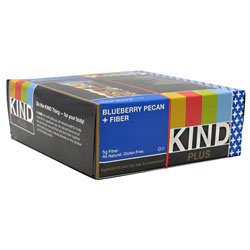 Kind Bar Plus: Blueberry Pecan PLUS Fiber; Box of 12