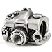 Classic Photography Camera 925 Solid Sterling Silver Authentic Ohm Bead fits European Charm Bracelet