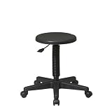 Office Star KH503 Work Smart Adjustable Intermediate Stool - Black by Office Star